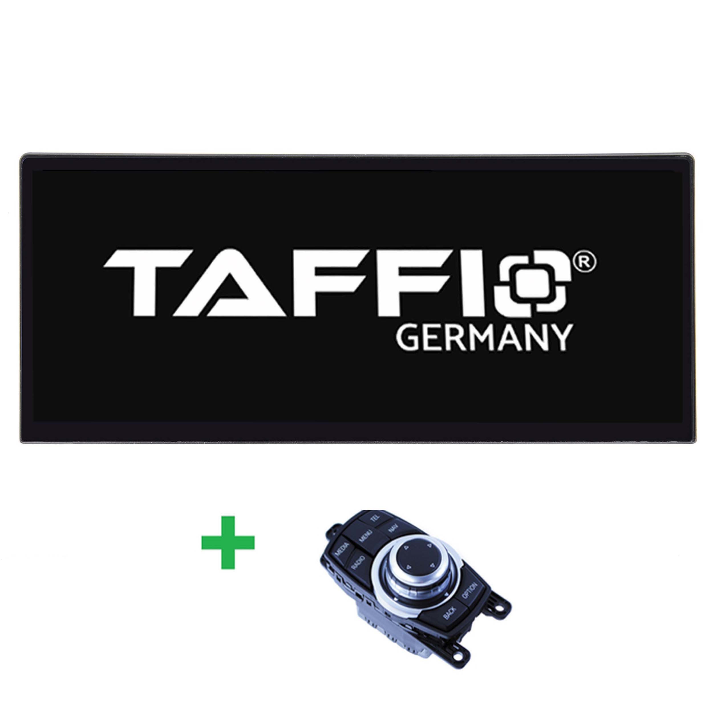 TAFFIO Für BMW E81 E82 E87 + I-Drive 12" Touchscreen Android GPS Navi CarPlay Einbau-Navigationsgerät