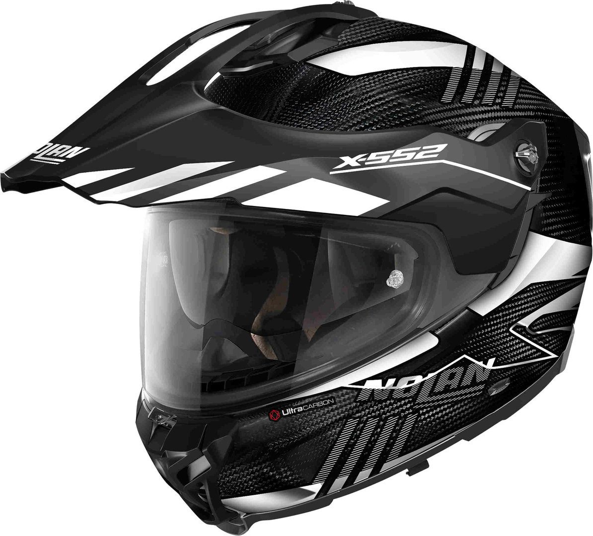 NOLAN Motorradhelm X-552 Ultra Carbon Wingsuit N-Com Helm, vorbereitet für Kommunikationssystem,Notfallsystem-Polsterung (EQ