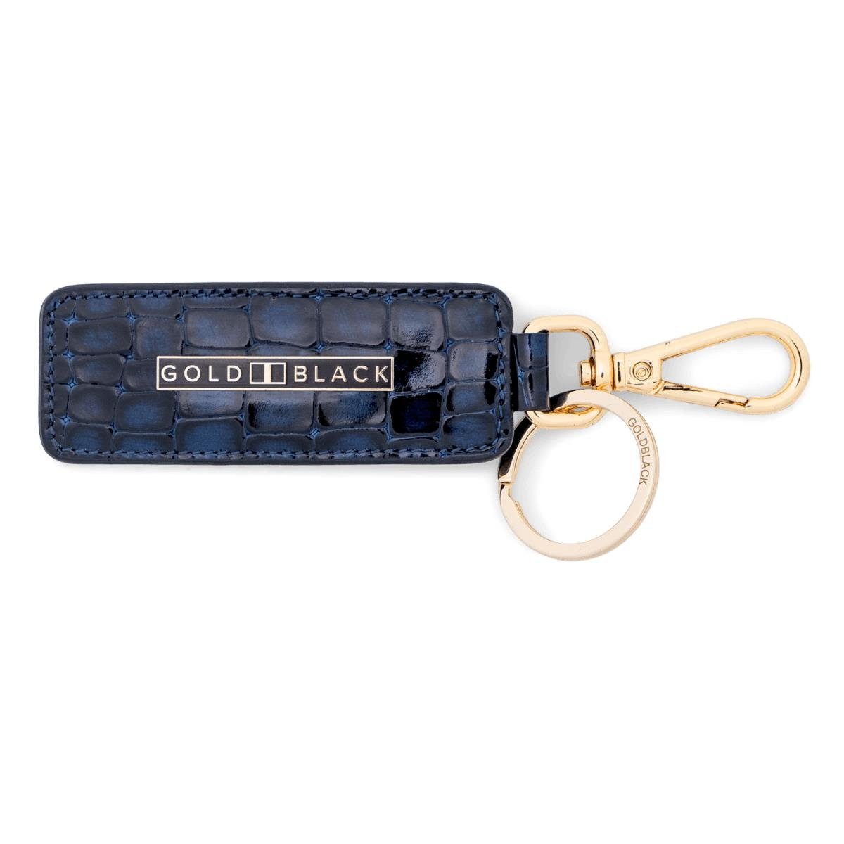 Schlüsselanhänger Schlüsselanhänger Leder Milano-Design Blau
