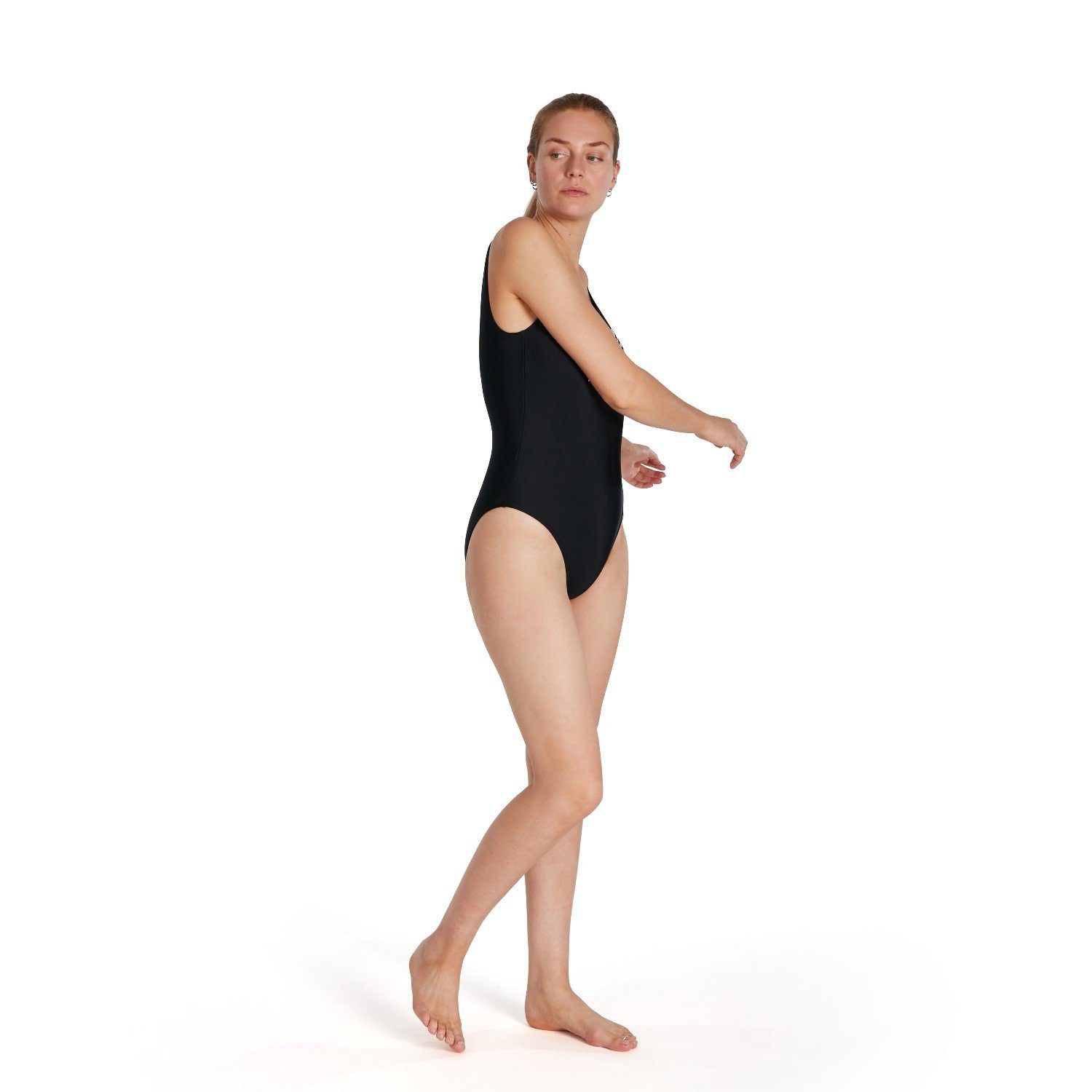 Speedo Badeanzug Logo Deep U-Back Badeanzug