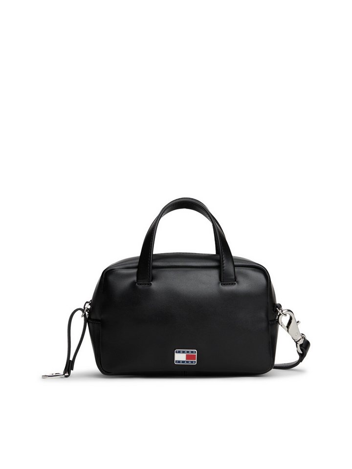 Tommy Jeans Umhängetasche TJW CITY TRUNK CROSSOVER (2-tlg., Abnehmbarer Herzenanhänger), Damen Tragetasche, Schultertasche mit Herzchen-Applikation