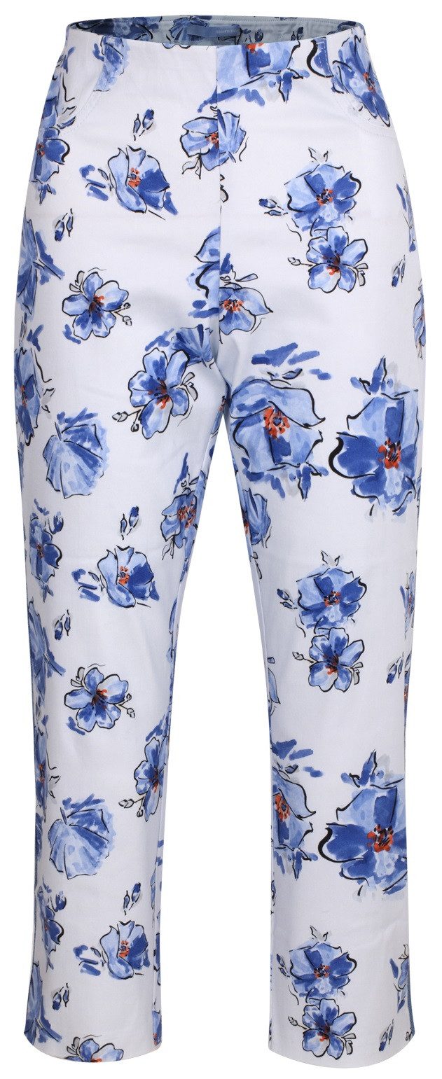 Stehmann Caprihose 6/8 Hose im sommlichen Blumendruck