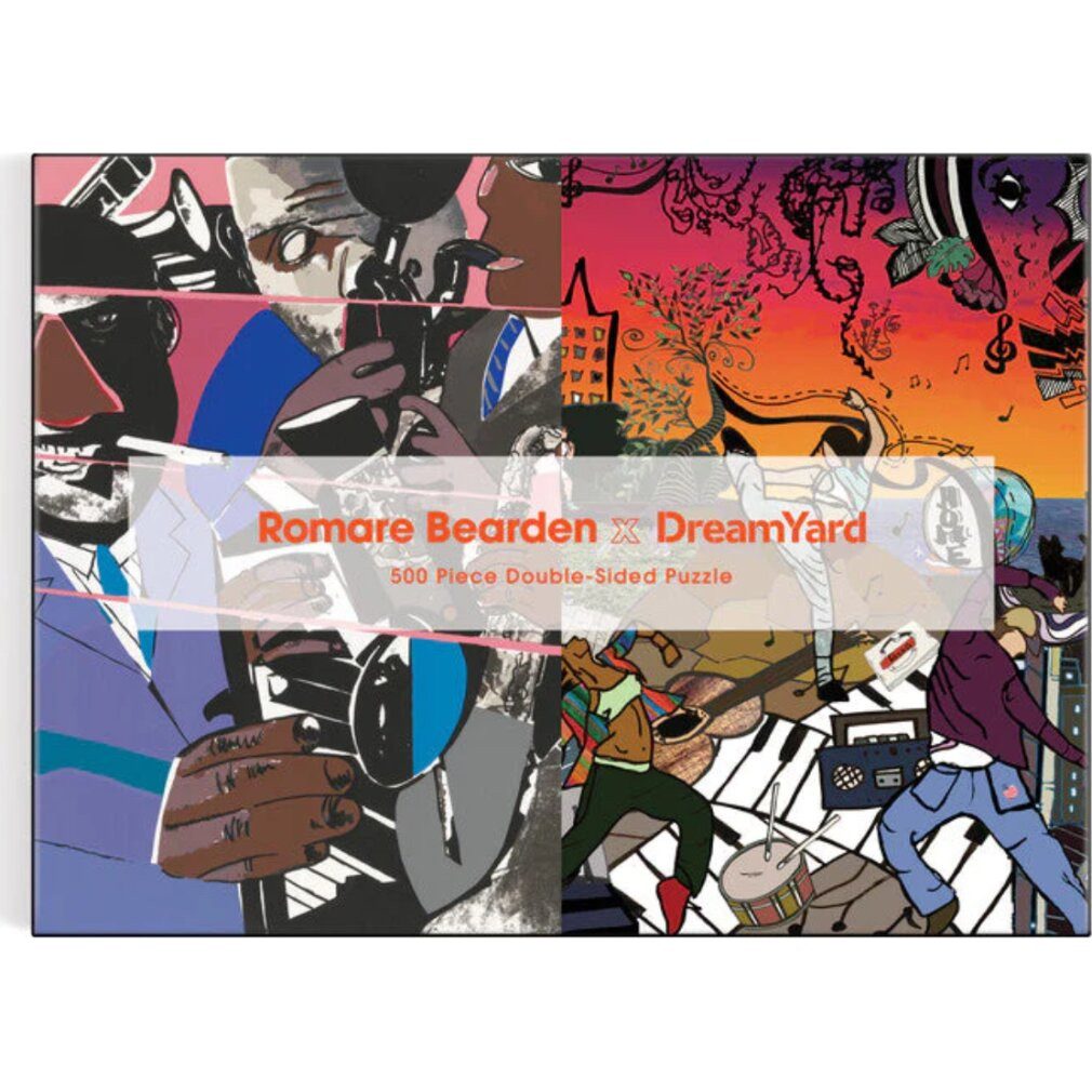 abrams&chronicle Puzzle GALISON Doppelseitiges Puzzle Romare Bearden x DreamYard 500 Teile, Puzzleteile