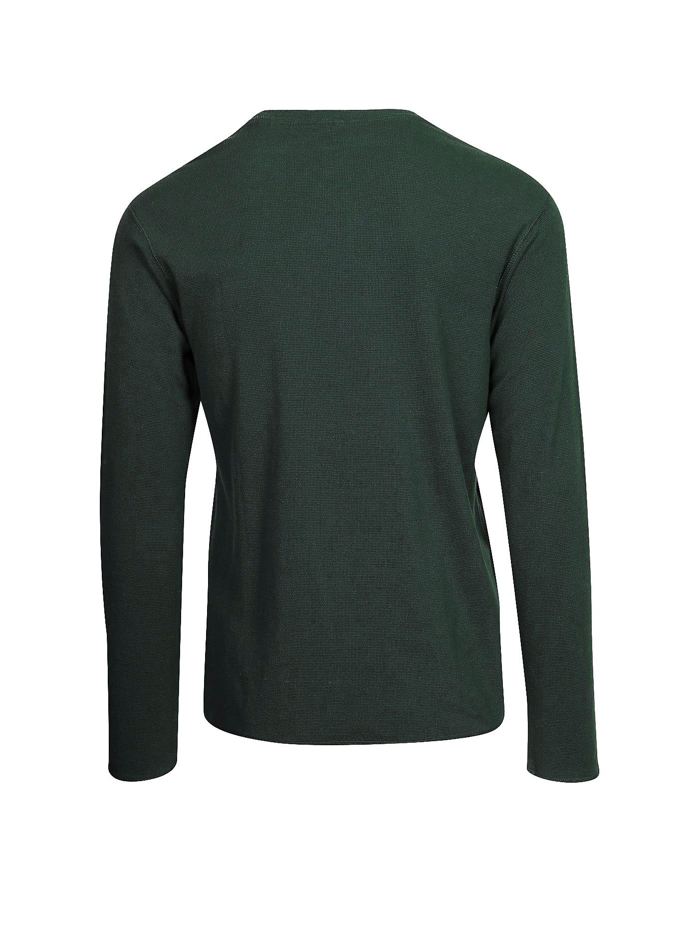 Sweater O'Polo Marc Langarmshirt Longsleeve, Grün
