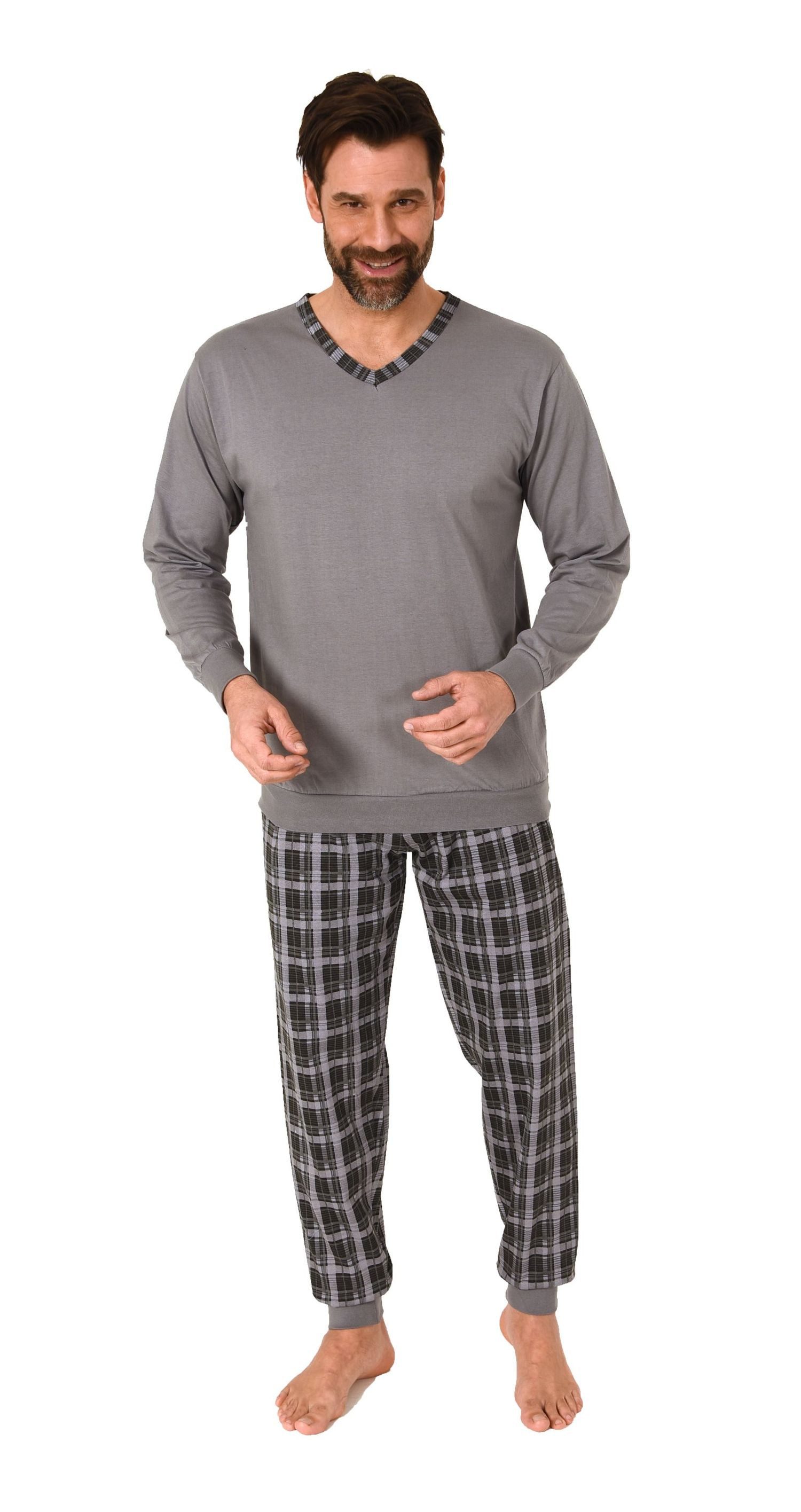 Normann Pyjama Normann Herren Schlafanzug mit günstig online kaufen