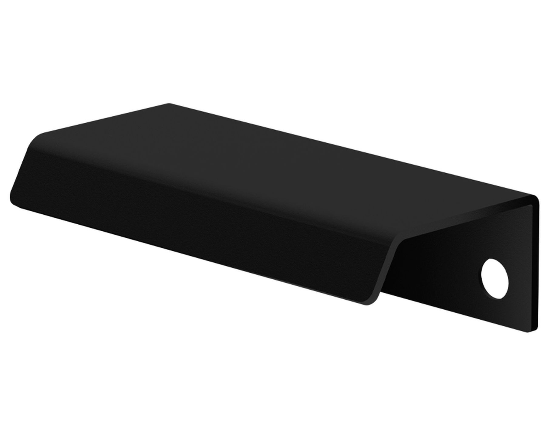 livingpoint24 Möbelgriff Griffleiste BA 64mm Möbelgriff Schwarz matt Schrankgriff eckig Kommode (1-St., 18), Modern