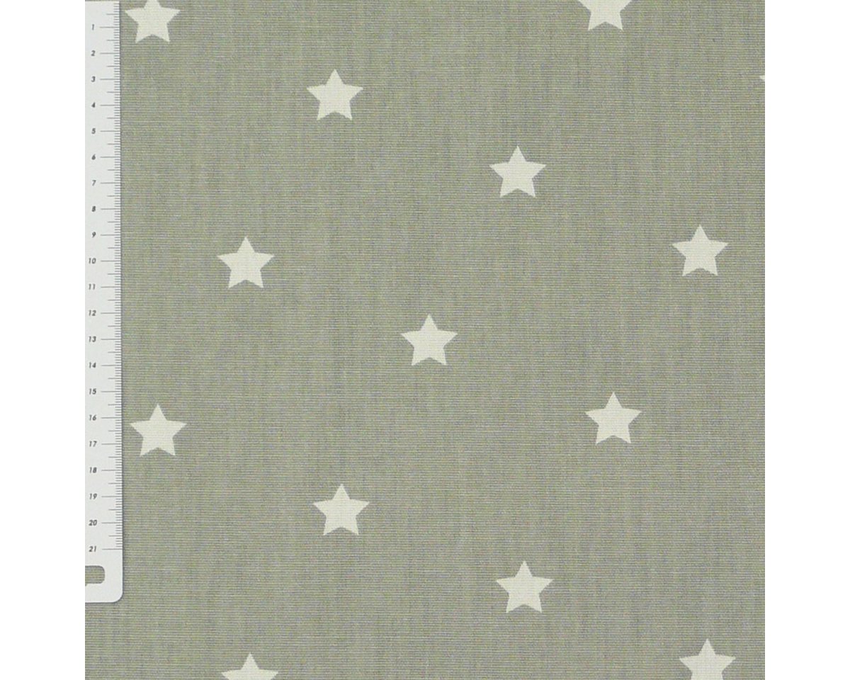 Thumbnail - Prestigious Textiles Stoff Baumwollstoff Twinkle Sterne grau weiß Stoff Gardinenstoff Dekostoff