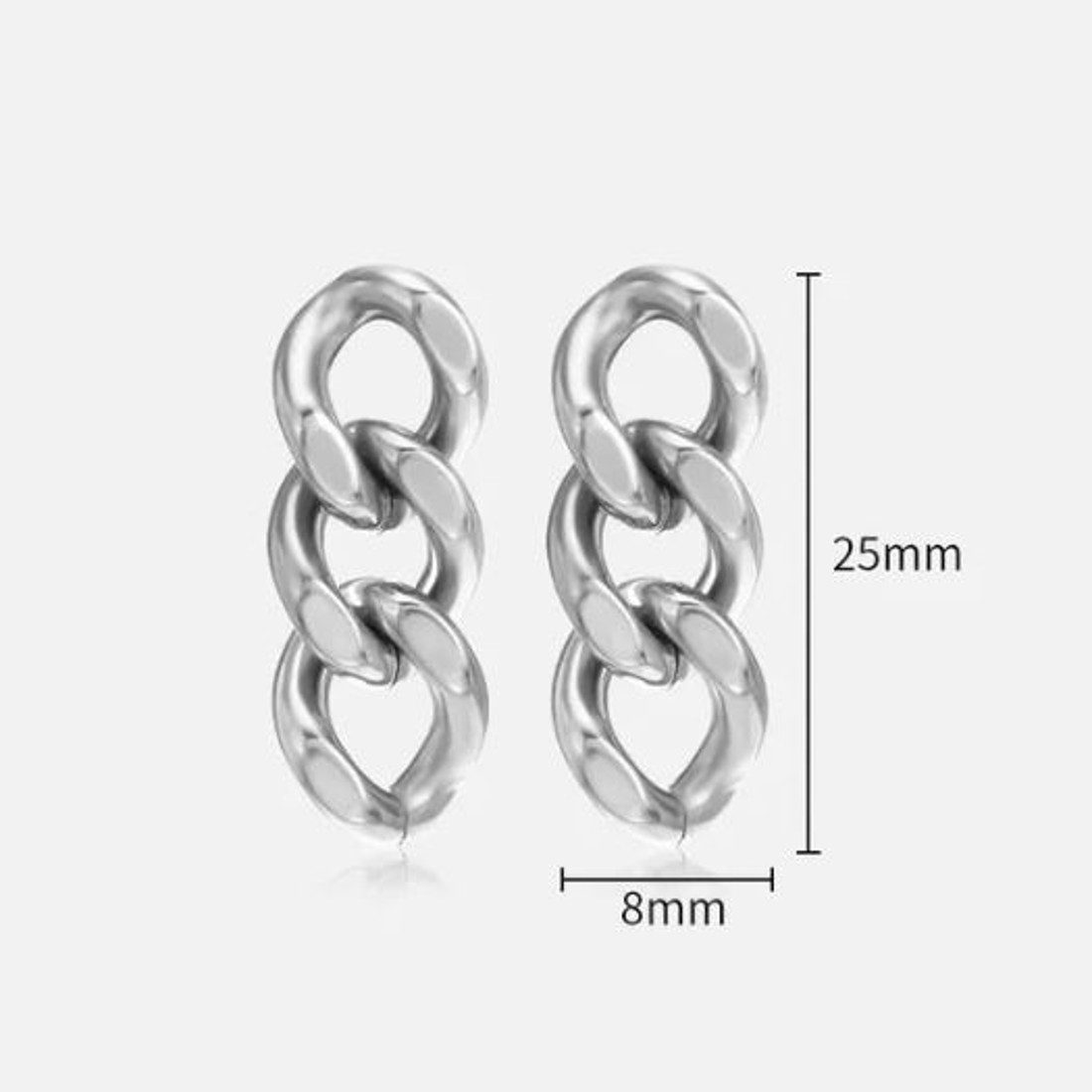 KARMA Paar Ohrhänger Ohrringe Hänger Edelstahl Roségold Silber Gold Kette G günstig online kaufen