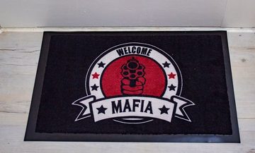 Fußmatte Welcome MAFIA, Rockbites, Rechteckig, Höhe: 3 mm