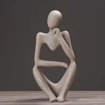FIDDY Wäschenetz Moderne abstrakte Figur Kunst Sandstein-Skulptur Ornament,(1-St)
