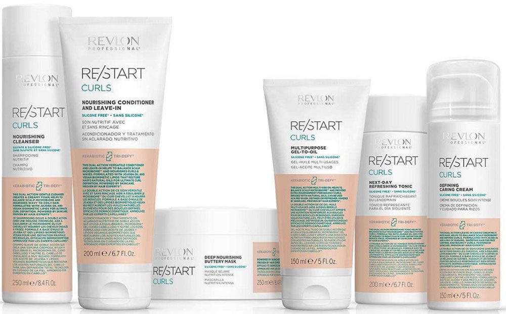 REVLON PROFESSIONAL Haarspülung RE/START CURLS NOURISHING CONDITIONER AND LEAVE-IN, Pflegt und spendet Feuchtigkeit für eine langanhaltende Locken.