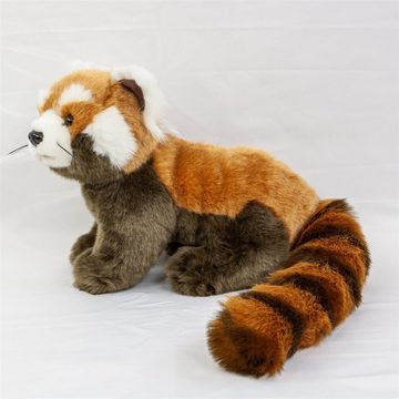 Teddys Rothenburg Kuscheltier Plüschtier Roter Pandabär 25 cm stehend