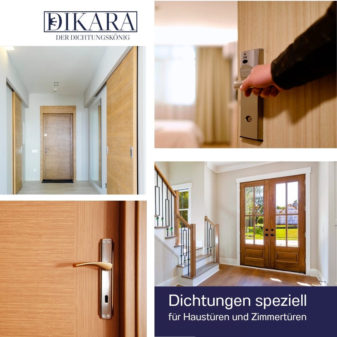 Dikara Türdichtband Türdichtung Antidehnungsfaden 3mm Nutbreite 7mm Nuttiefe 12mm Falz, Antidehnungsfaden, 2-Komponenten Dichtung