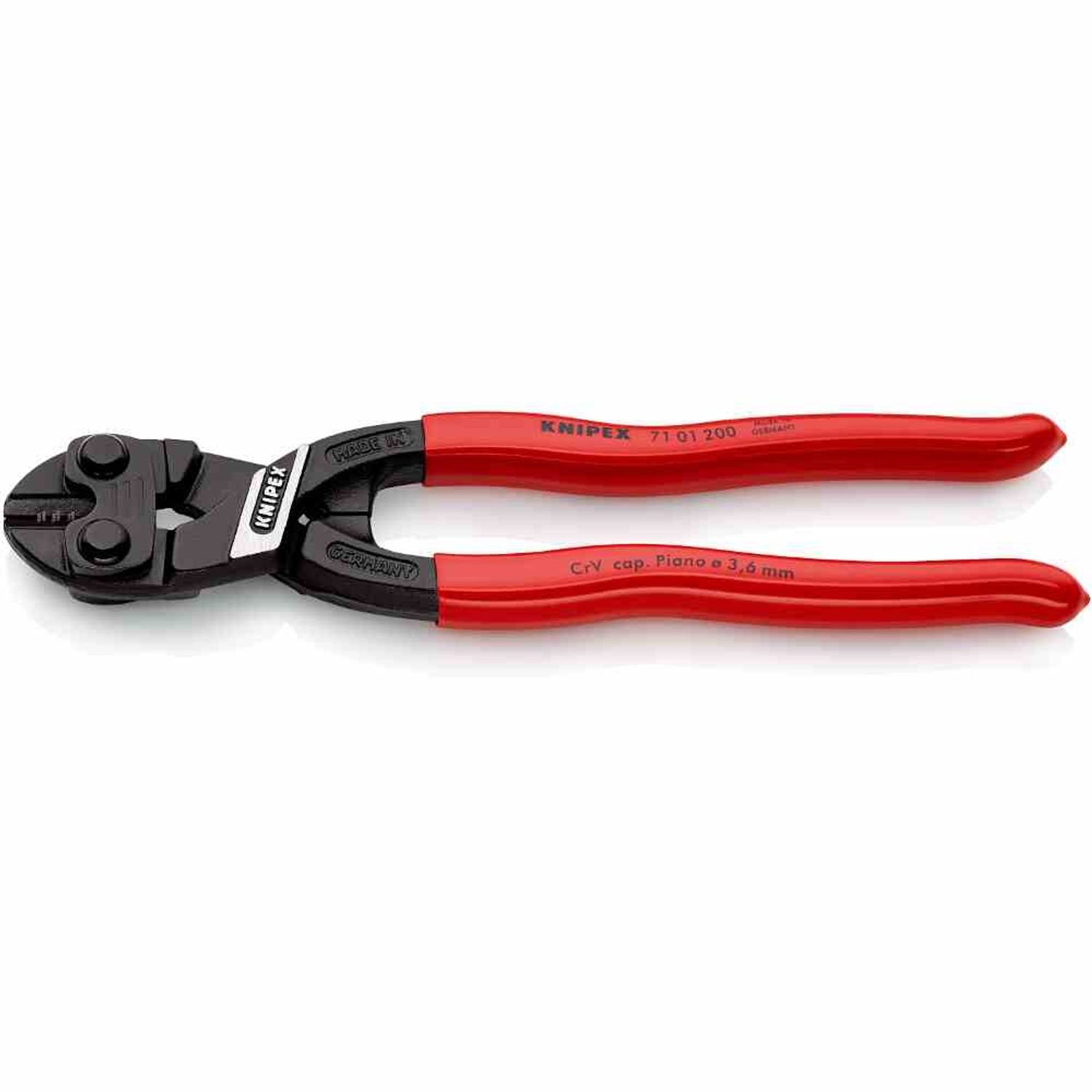 Knipex Bolzenschneider Bolzenschneider CoBolt 200mm mechanisch Einhand Ø6mm Bolzenschere Heim