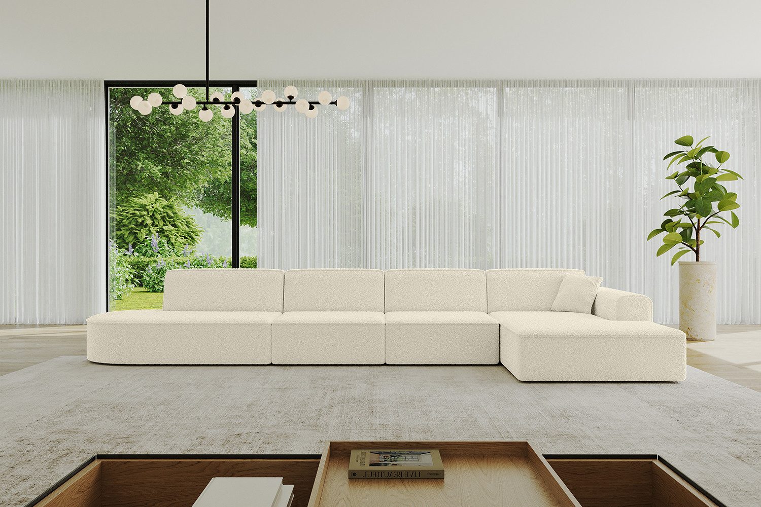 ALTDECOR Ecksofa IREA-L3-v3, Sofa Praktische Bequeme Funktionsecke Couch L-Form Eckcouch, Corner Sofa L-Form Vielseitige Sofa Wohnlandschaft Wohnzimmer