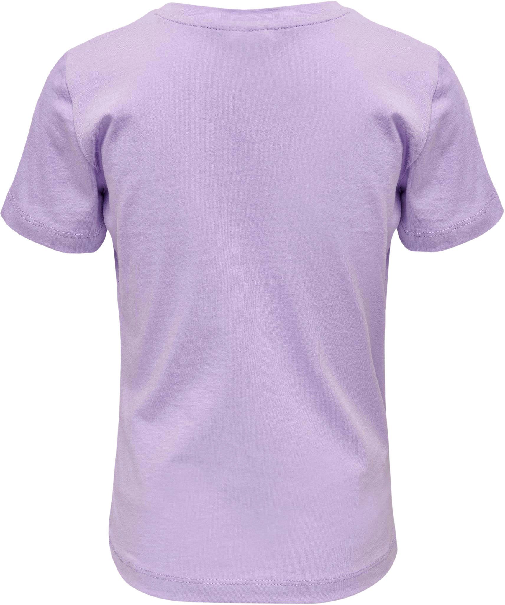 S/S KIDS ONLY ONLY JRS Rose TEE KOGNEW Purple Kurzarmshirt