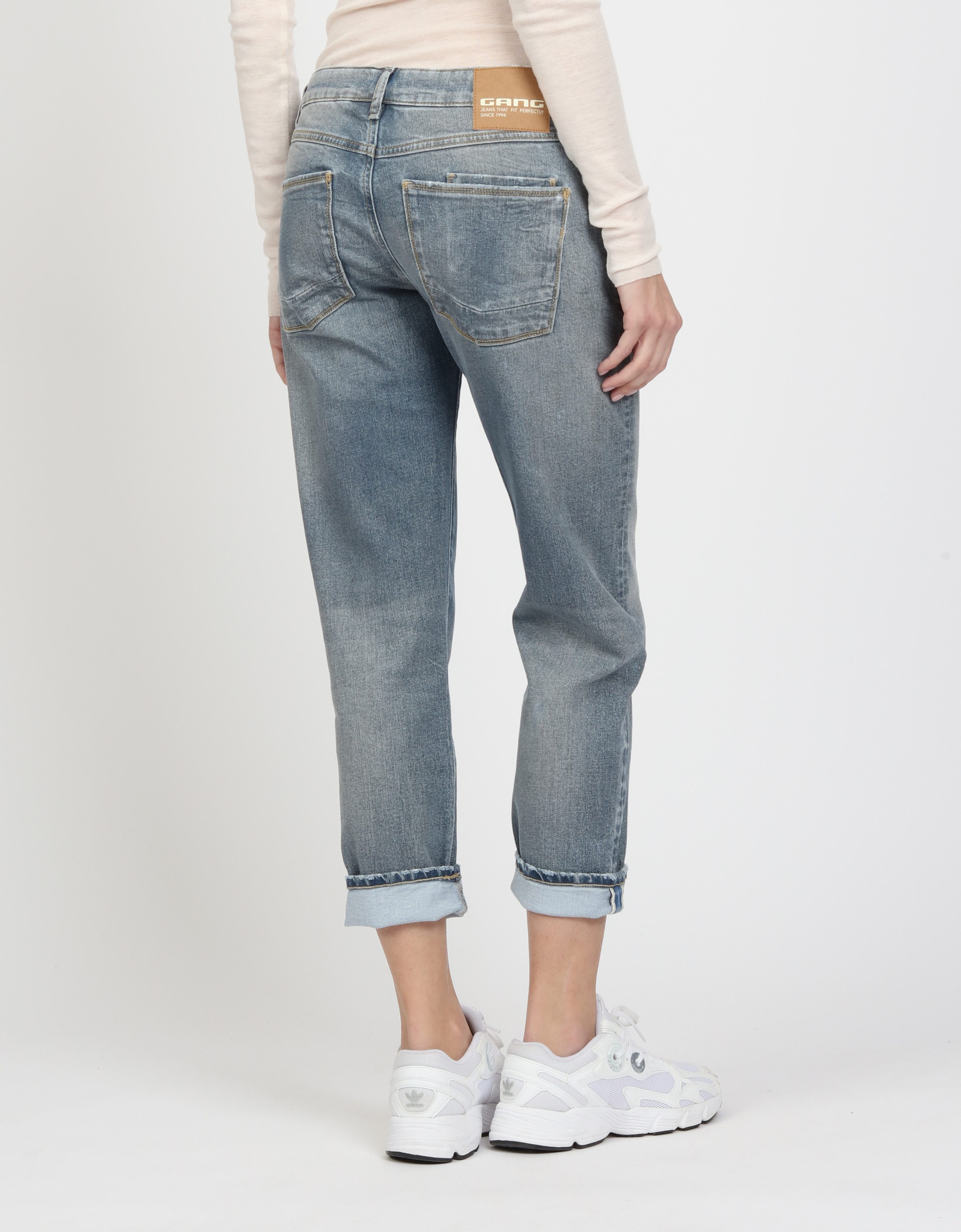 GANG Boyfriend-Jeans 94NADIA 5-Pocket Style mit Reißverschluss und Knopf günstig online kaufen