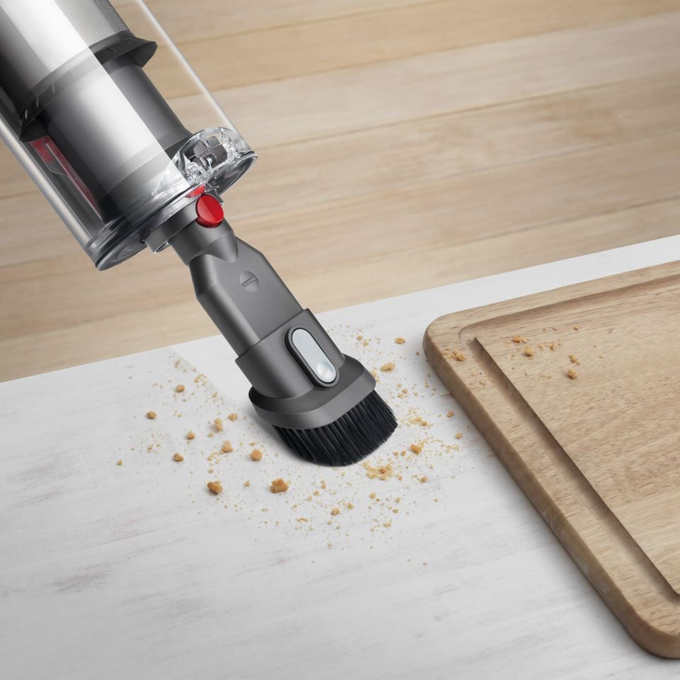 DYSON Akku-Hand-und Stielstaubsauger V12™ Origin, 545 W, beutellos, Anti-Kratz Bürste, kein Saugkraftverlust, LCD-Display