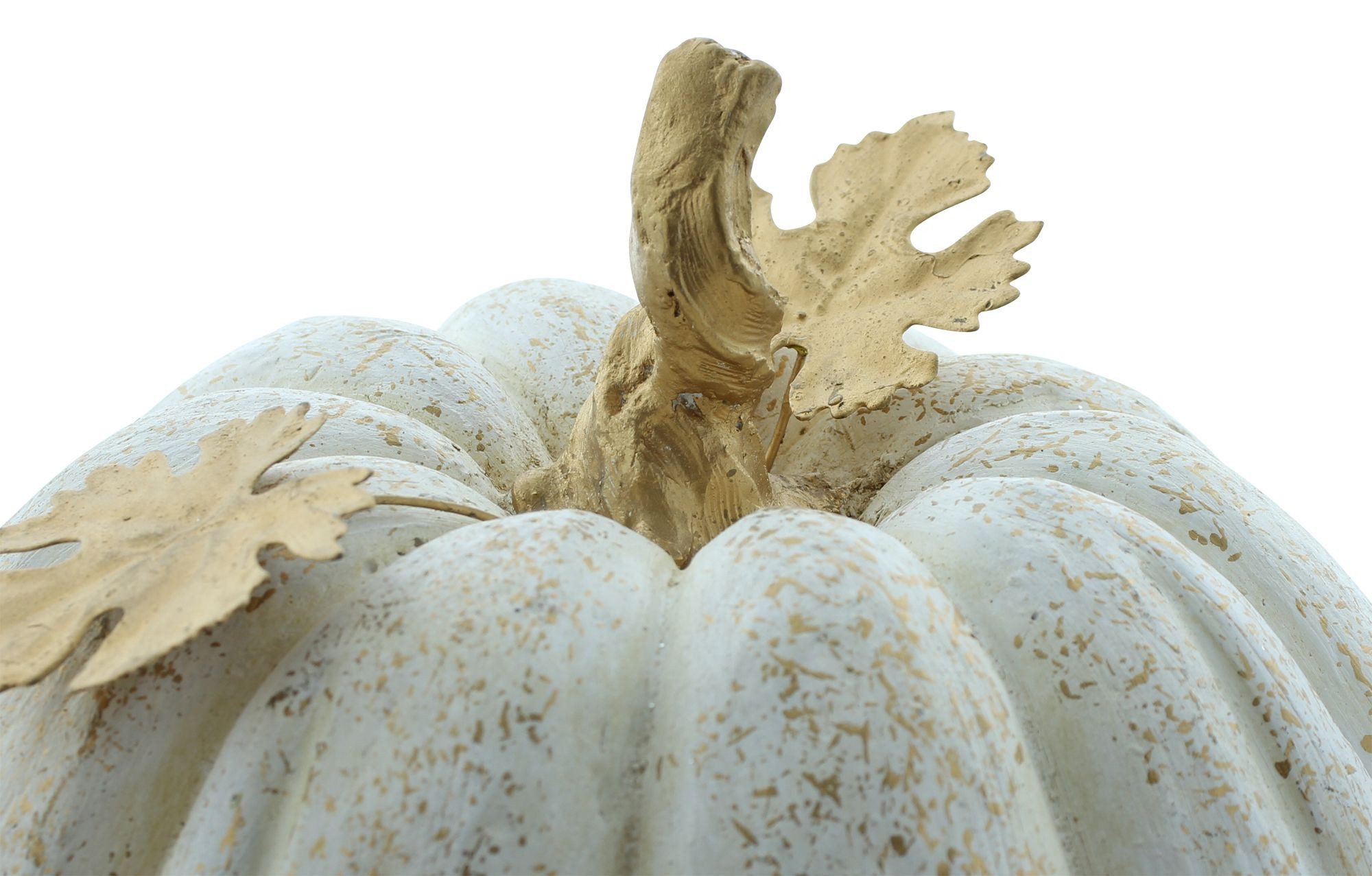 Frank Flechtwaren Dekofigur, Kürbis White groß