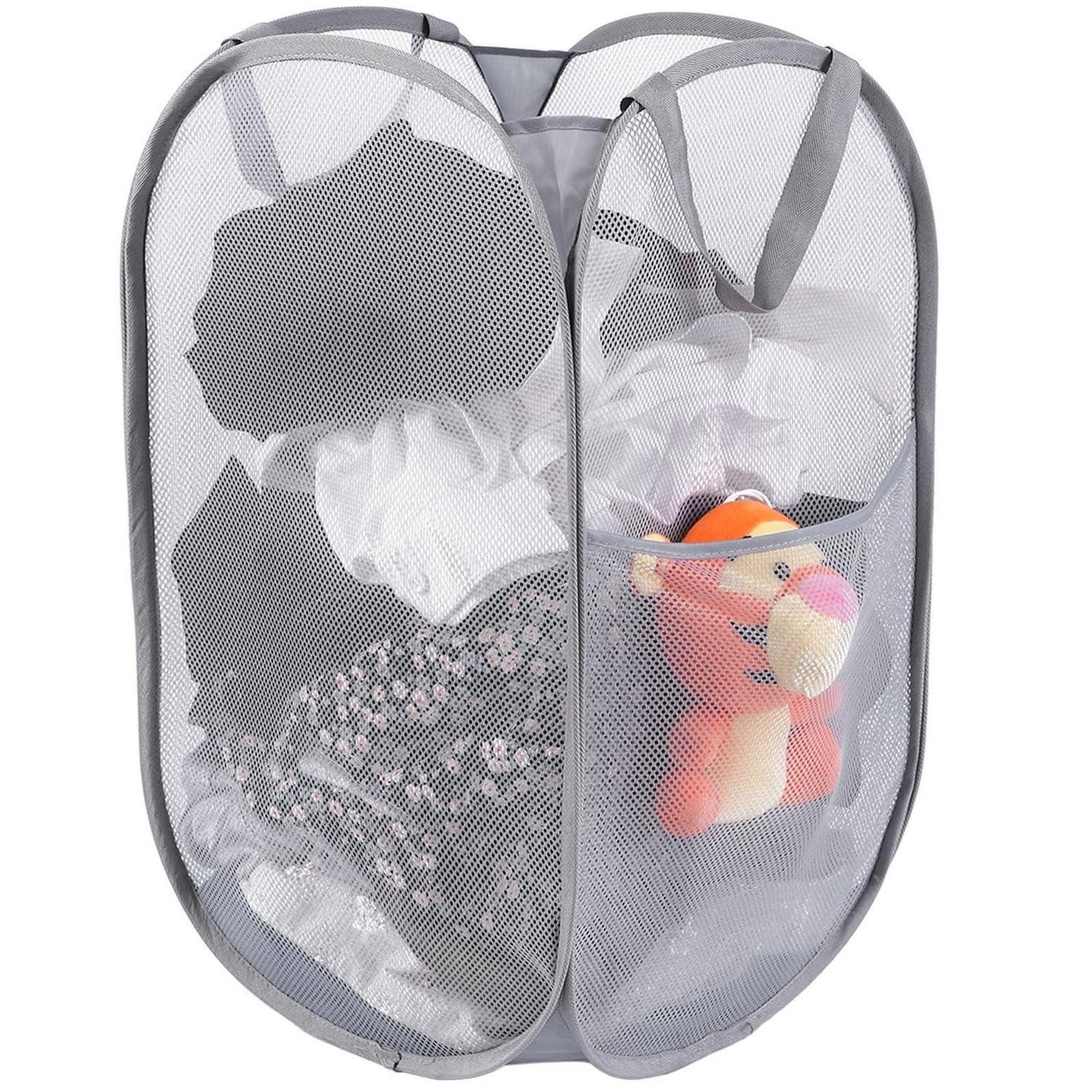 LuxusKollektion Wäschekorb Wäschekorb faltbar 75L Mesh