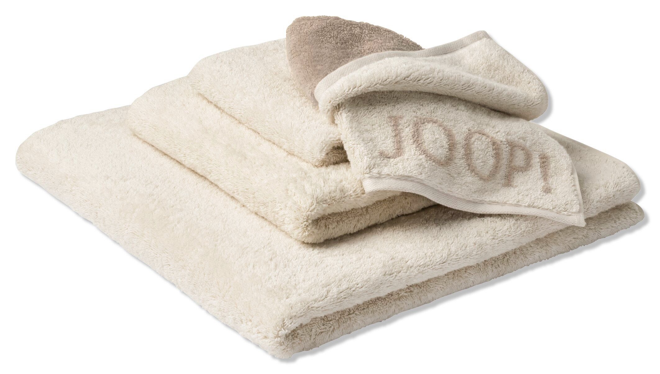 Joop! Handtücher - DOUBLEFACE Handtuch-Set, Creme Textil (2-St) LIVING CLASSIC JOOP