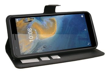 cofi1453 Smartphone-Hülle Buch Tasche "Fancy" für ZTE Blade Axon 40 Lite Handy Hülle