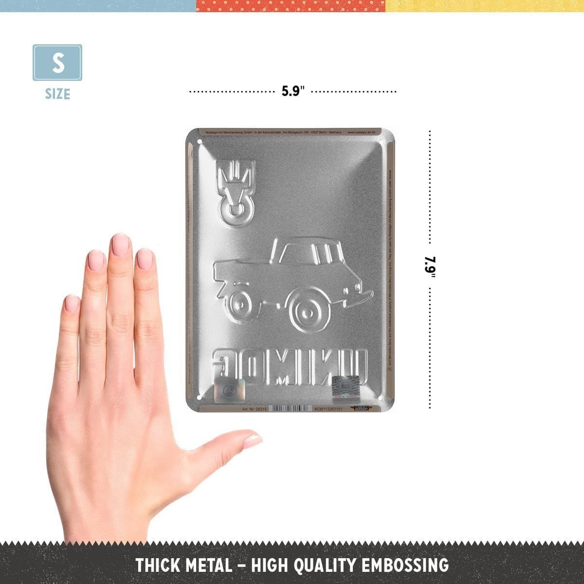 Nostalgic-Art Metallschild Blechschild 15 x 20 cm - Unimog 1951 günstig online kaufen