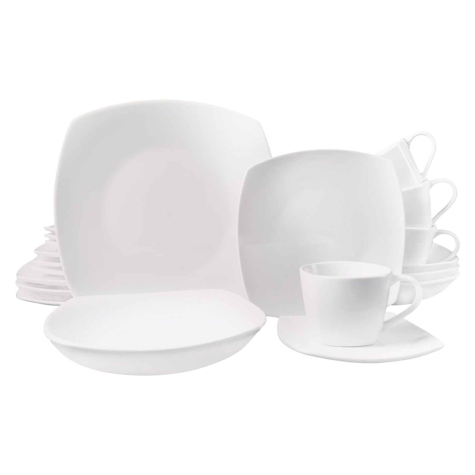 ECHTWERK Kaffeeservice "Classic" (20-tlg), Stilvolles Geschirrset aus erstklassigem Porzellan