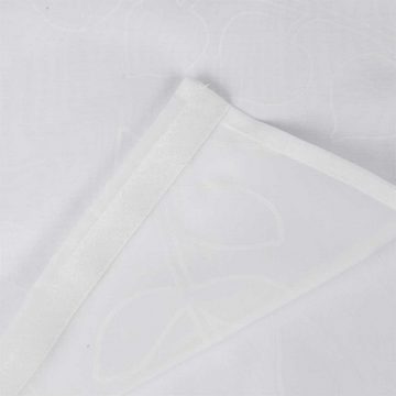 Vorhang, Bestlivings, Klettband (3 St), transparent, Transparente Schiebegardine 60cm x 260cm (BxL), mit Klettband