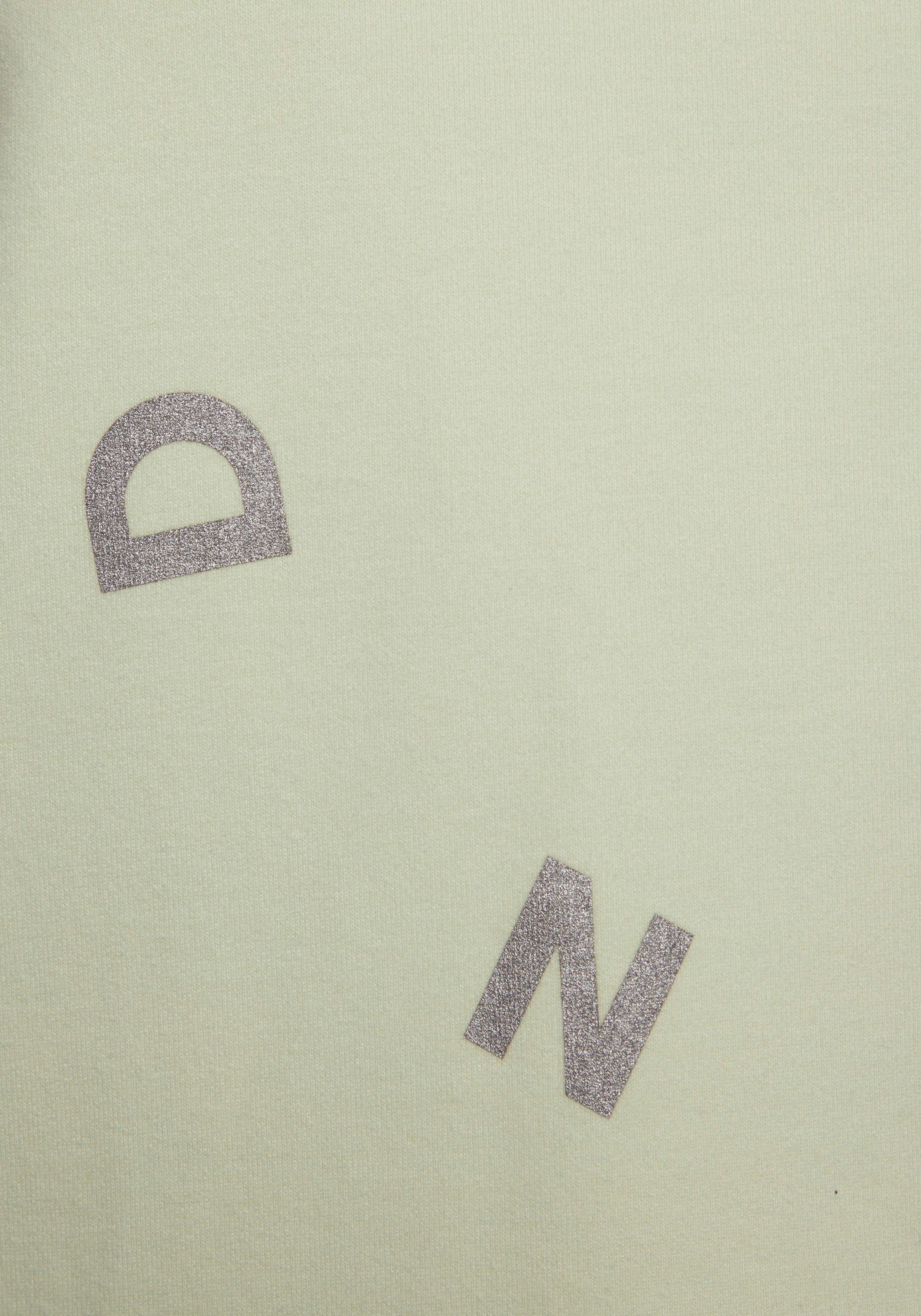 Elbsand Kapuzensweatshirt Darisa mit Logodruck vorne, Hoodie, sportlich-casual