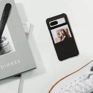 kwmobile Handyhülle Hülle für Google Pixel 8, Handyhülle Handy Case - Stoff mit Kartenfach Dunkelgrau