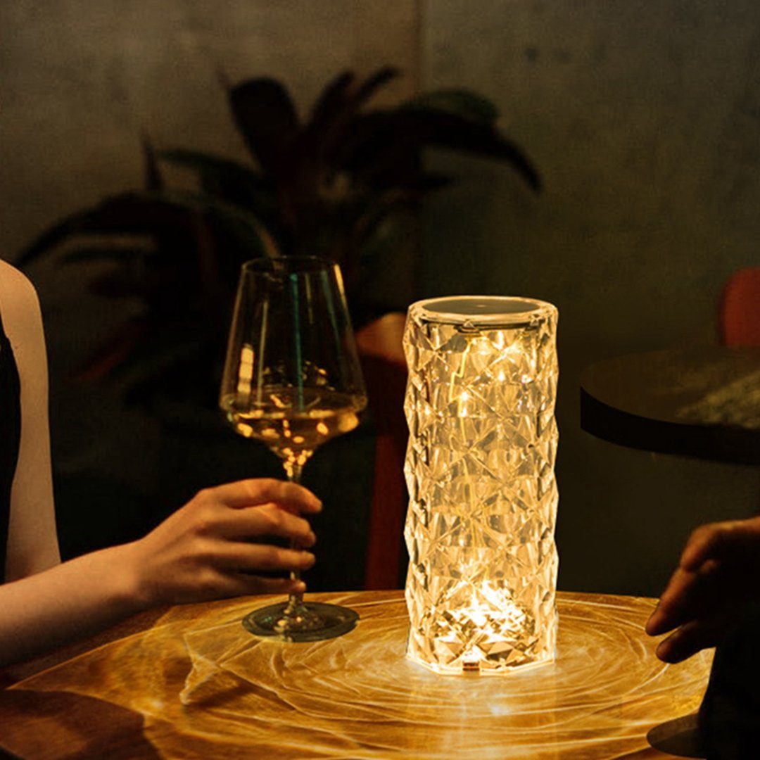 Romantisches Tischlampe, LED für DAYUT Schlafzimmer/Esszimmer/Bar Tischleuchte Geschenk LED