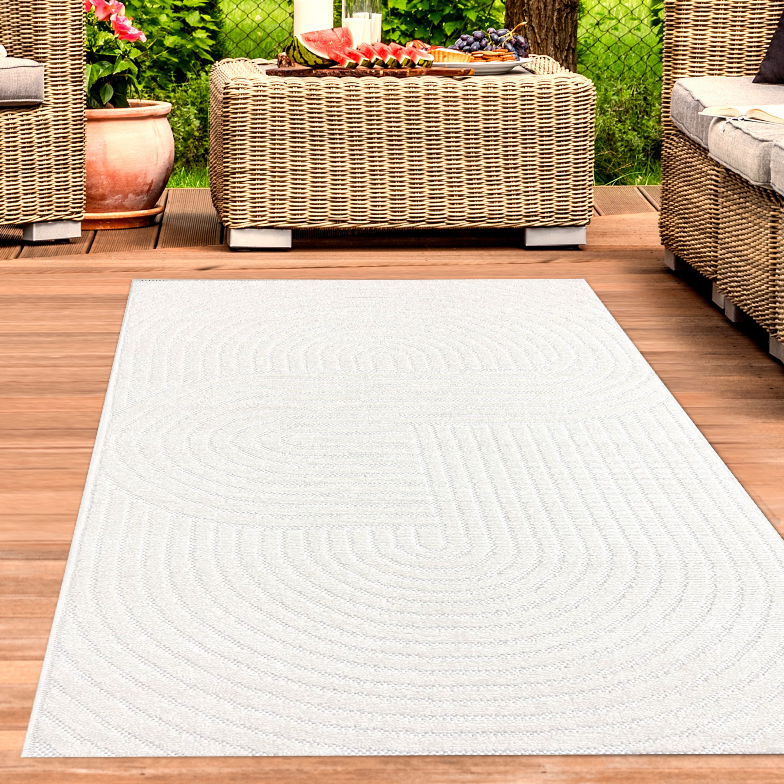 Carpetia Outdoorteppich, rechteckig, Höhe: 5 mm