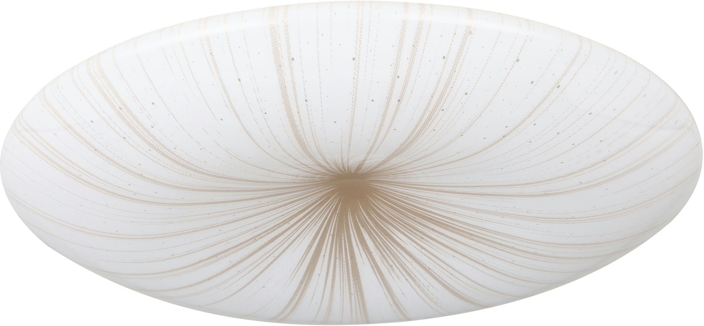 EGLO Deckenleuchte NIEVES 1, LED fest integriert, Warmweiß, Wohnzimmerlampe, Schlafzimmer, Küche, Flur, zeitloses Design