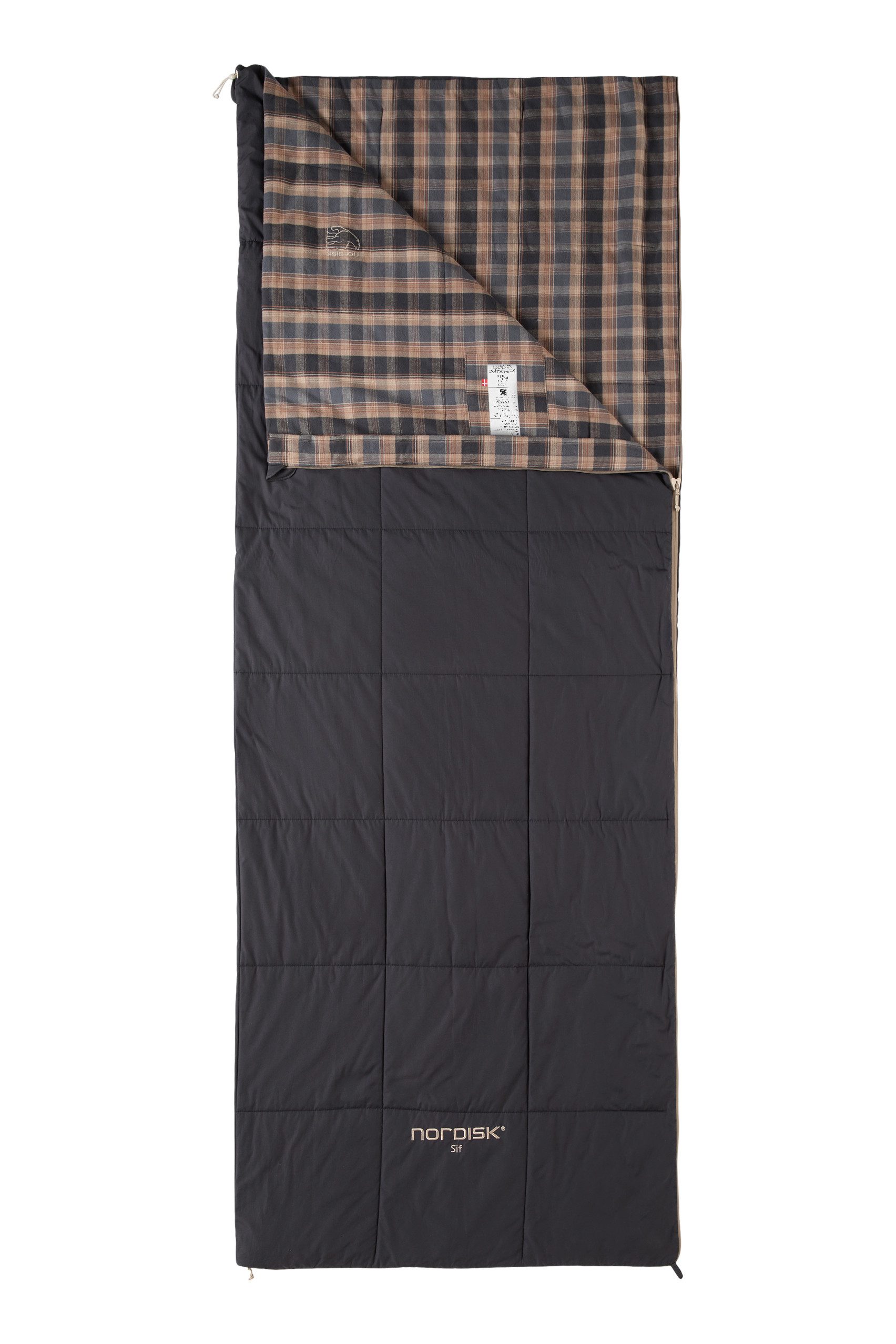 Nordisk Deckenschlafsack SIF +10° (1 tlg), 2 Wege Reißverschluss