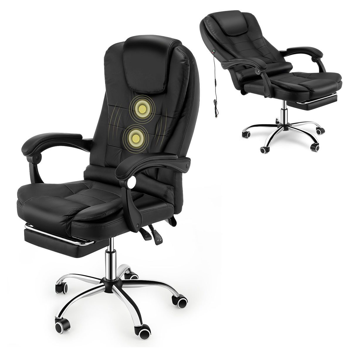 oyajia Bürostuhl Bürostuhl mit Massagefunktion, Gaming günstig online kaufen