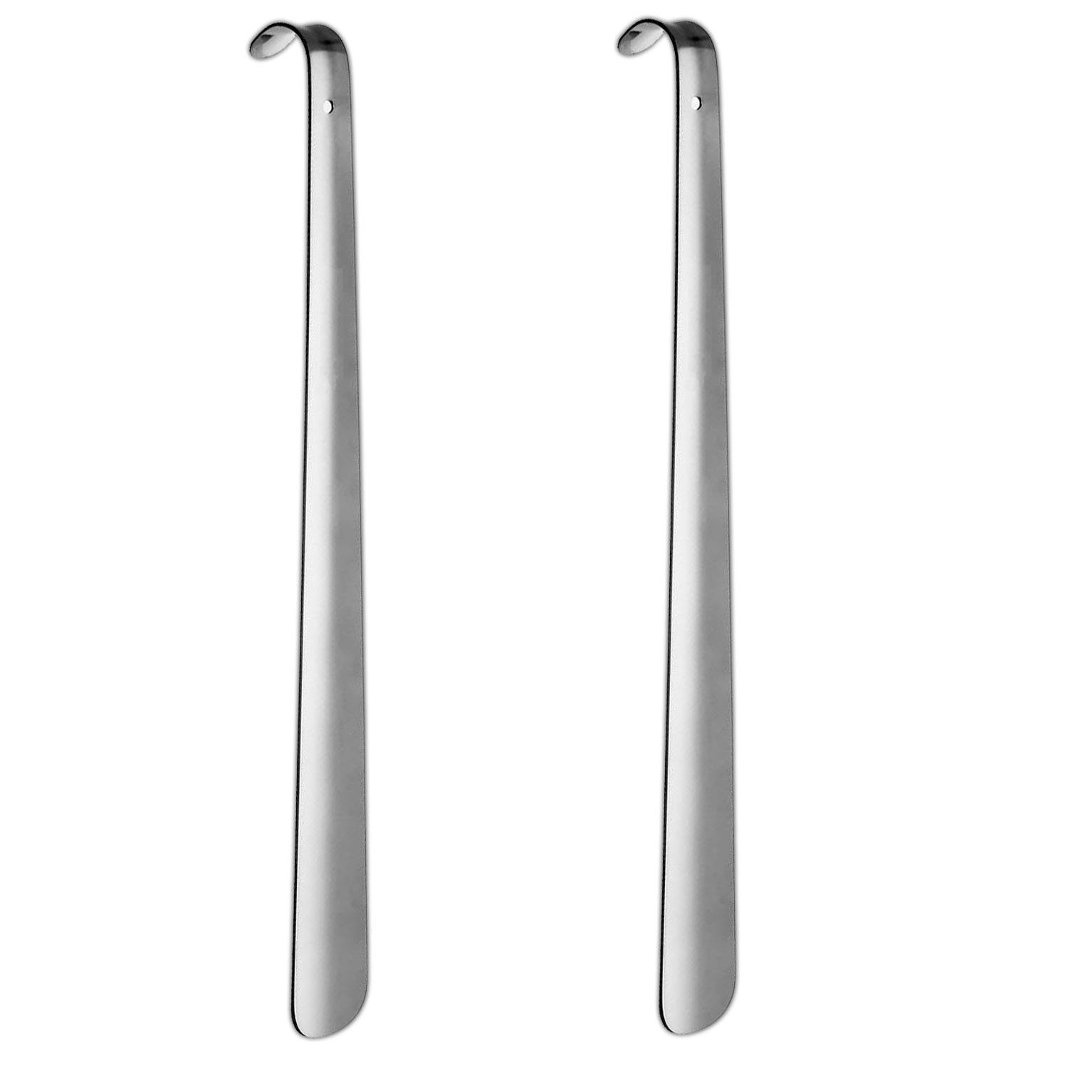 HAC24 Schuhlöffel Schuhanziehhilfe mit Haken extra lang Schuhanzieher (Set, 2-tlg), 51,5 cm