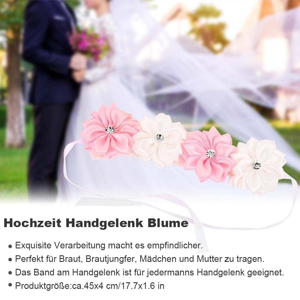 WaKuKa mit Set Blume (6-tlg) 6-teilige Handgelenk Brautjungfer Armreif Hochzeit