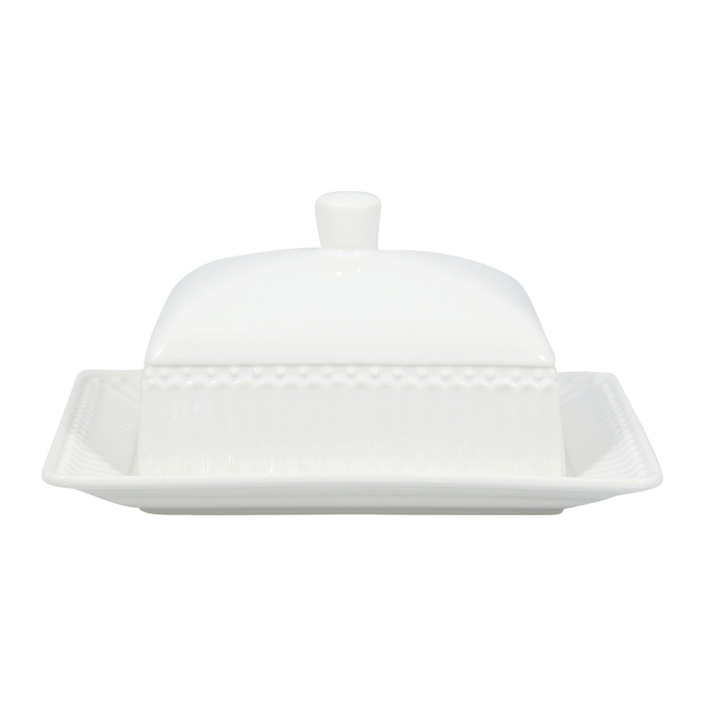 Greengate Butterdose GreenGate Butterdose Alice Weiß (M)