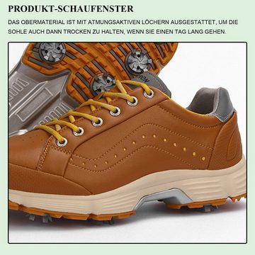 Daisred Herren Wasserdicht Outdoor Golfschuhe Sneaker Trainingsschuh