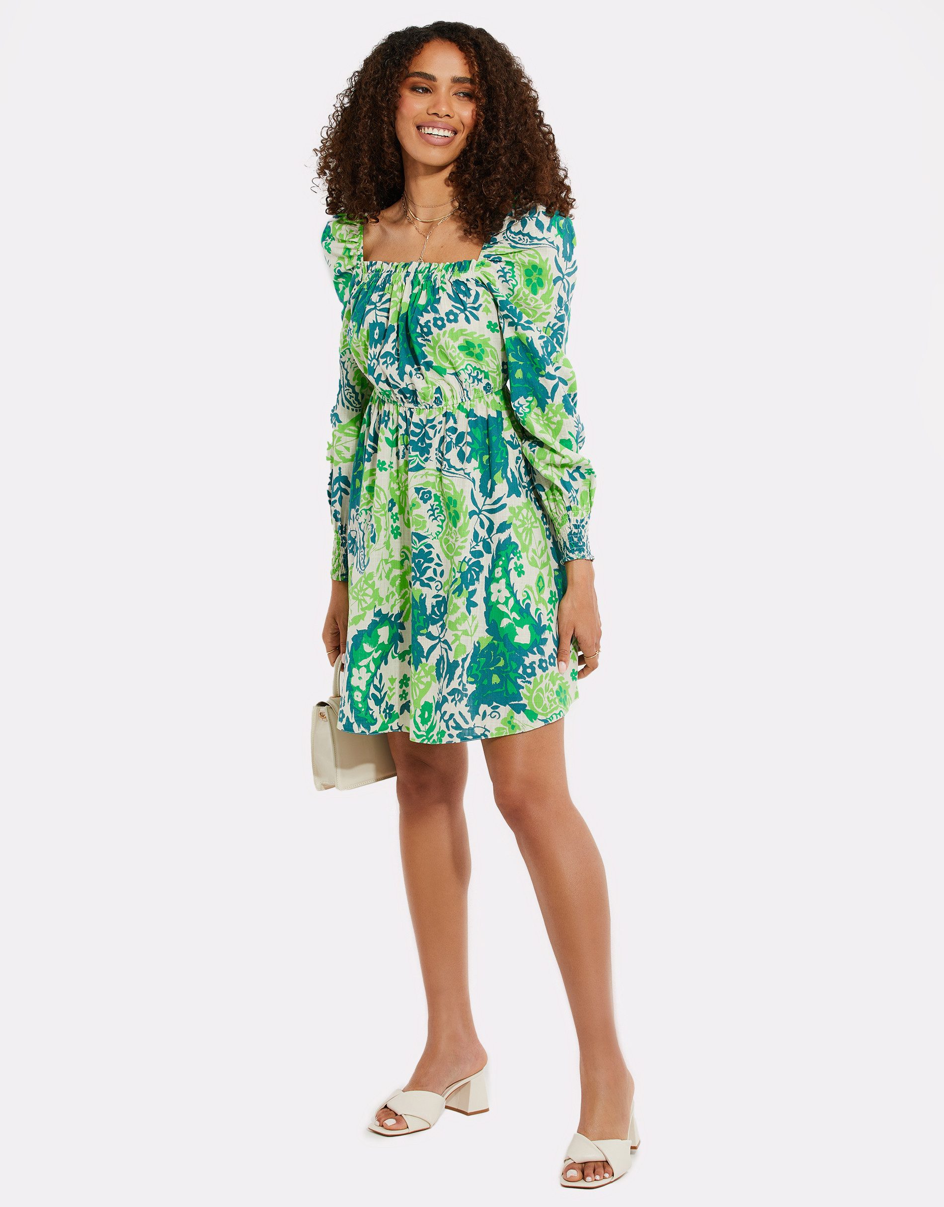 Threadbare Jerseykleid THB Ghostt (1-tlg) mit schönem Print