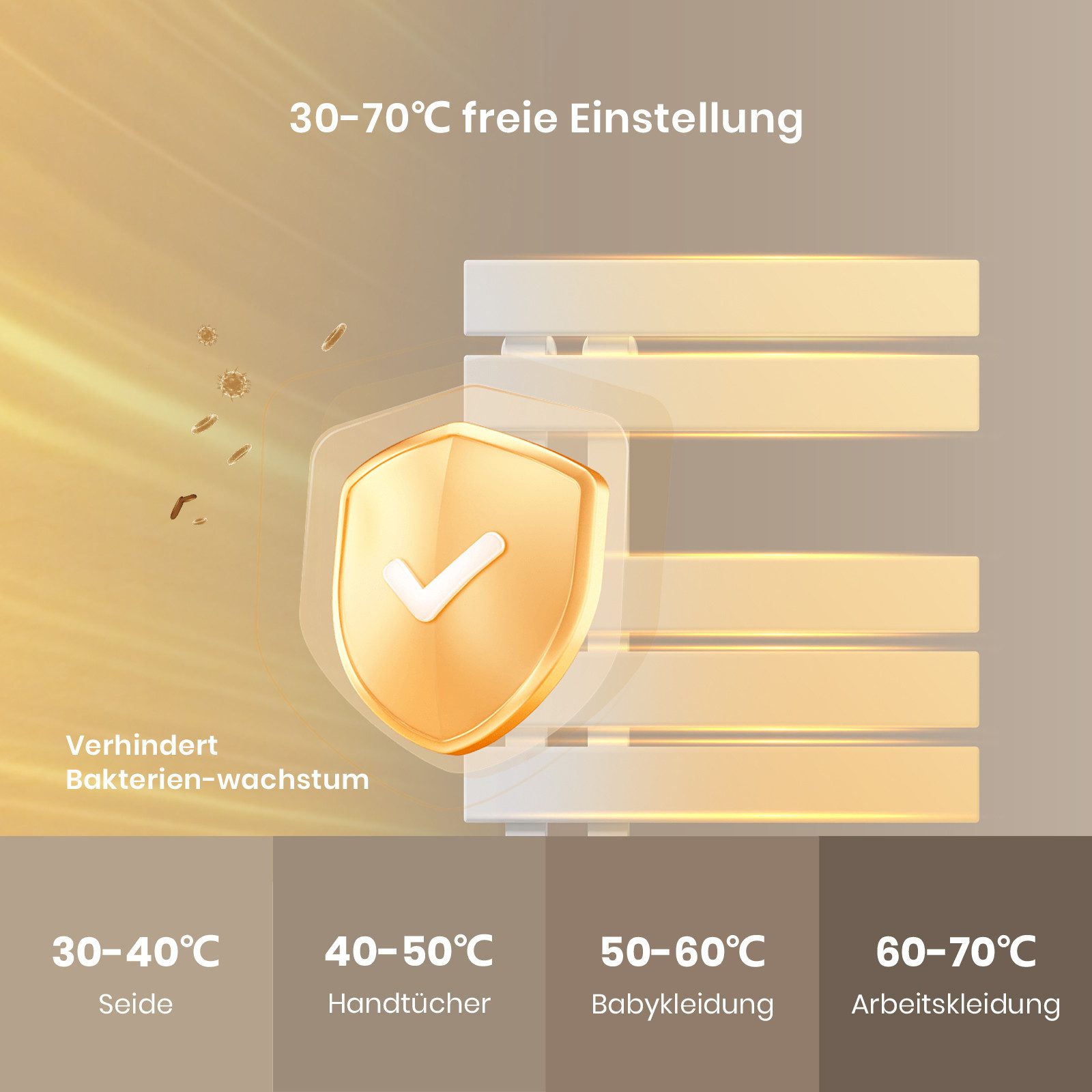 EMKE Elektrischer Badheizkörper mit Smart Thermostat WiFi/APP-Steuerung Timer Link/recht Anschluss, Handtuchtrockner Flach Badheizkörper Links 850×400 mm