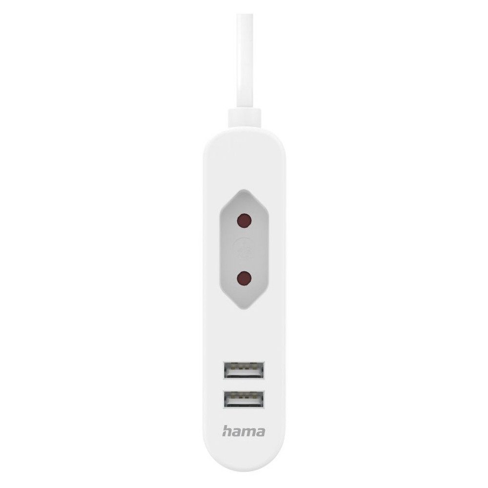 Hama Hama USB-Netzteil inkl. 1,9m Kabel, weiss, USB-Ladegerät. Ladestation (Netzteil, Erhöhter Berührungsschutz)