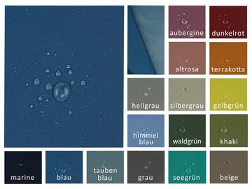 maDDma Stoff 0,5m Outdoorstoff wasserabweisend gummiert Farbwahl, 011 - terrakotta