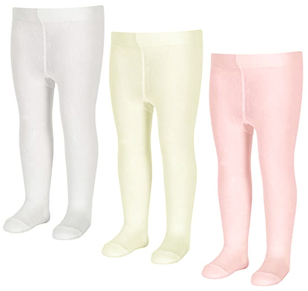 La Bortini Strumpfhose Baby Strumpfhose 3er Pack 50 56 62 68 74 80