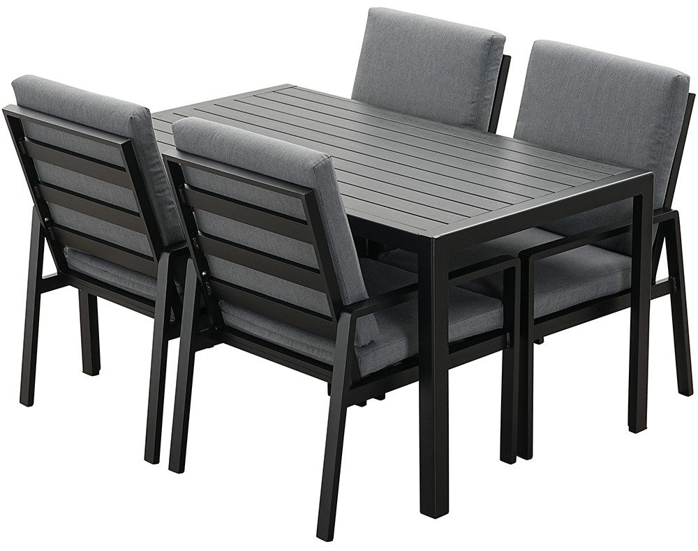 MeXo Gartenlounge-Set Alu Gartenmöbel-Sets, (Aluminium-Gartenlounge, 5-tlg. günstig online kaufen