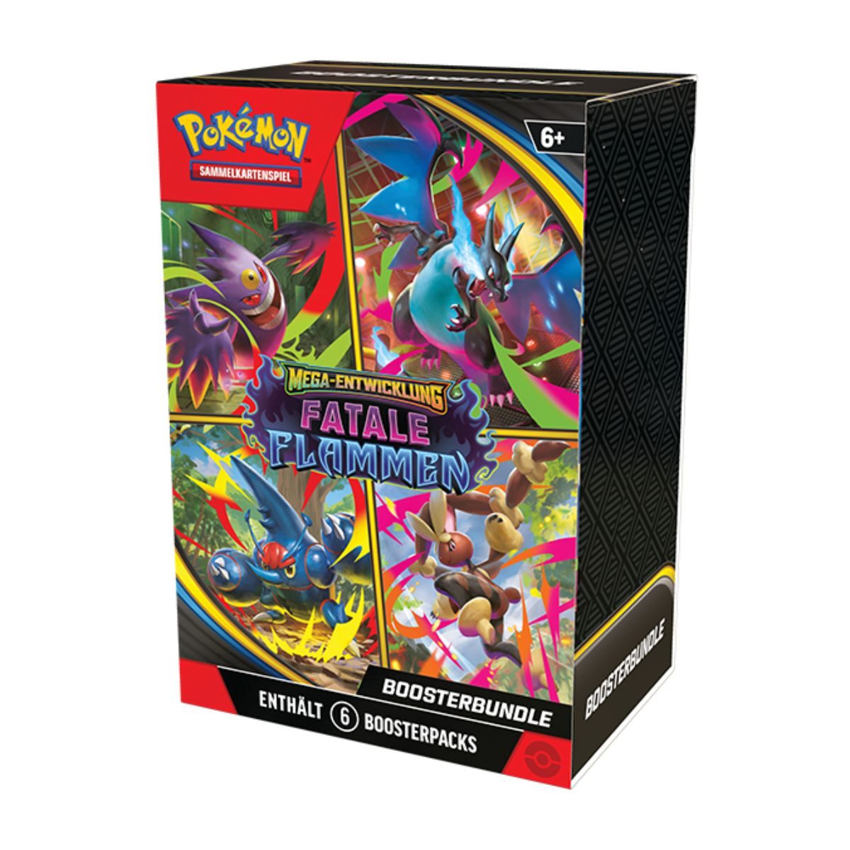 The Pokémon Company International Sammelkarte Fatale Flammen Boosterbundle Deutsch