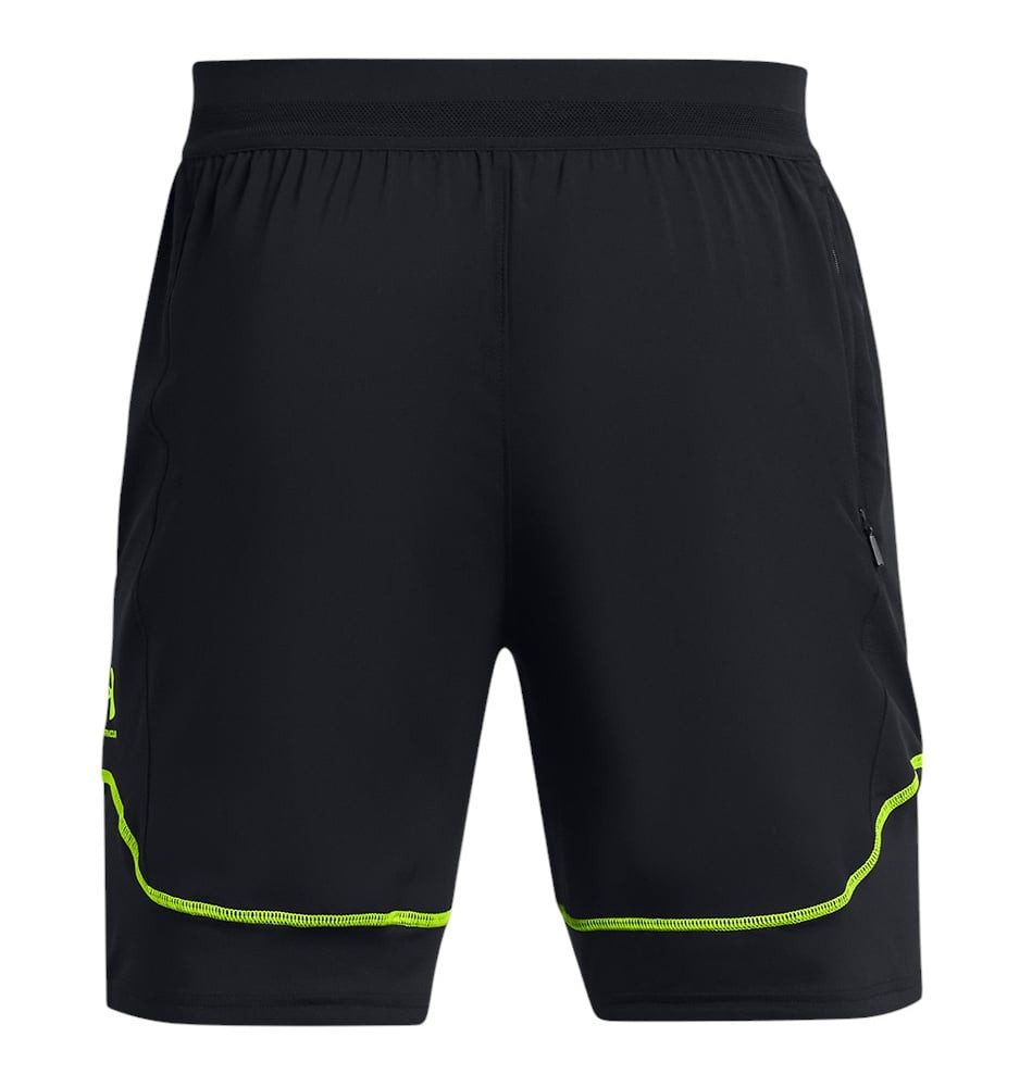 Under Armour® Trainingshose Challenger Pro (100% Polyester, schnelltrocknend) kurz schwarz Herren