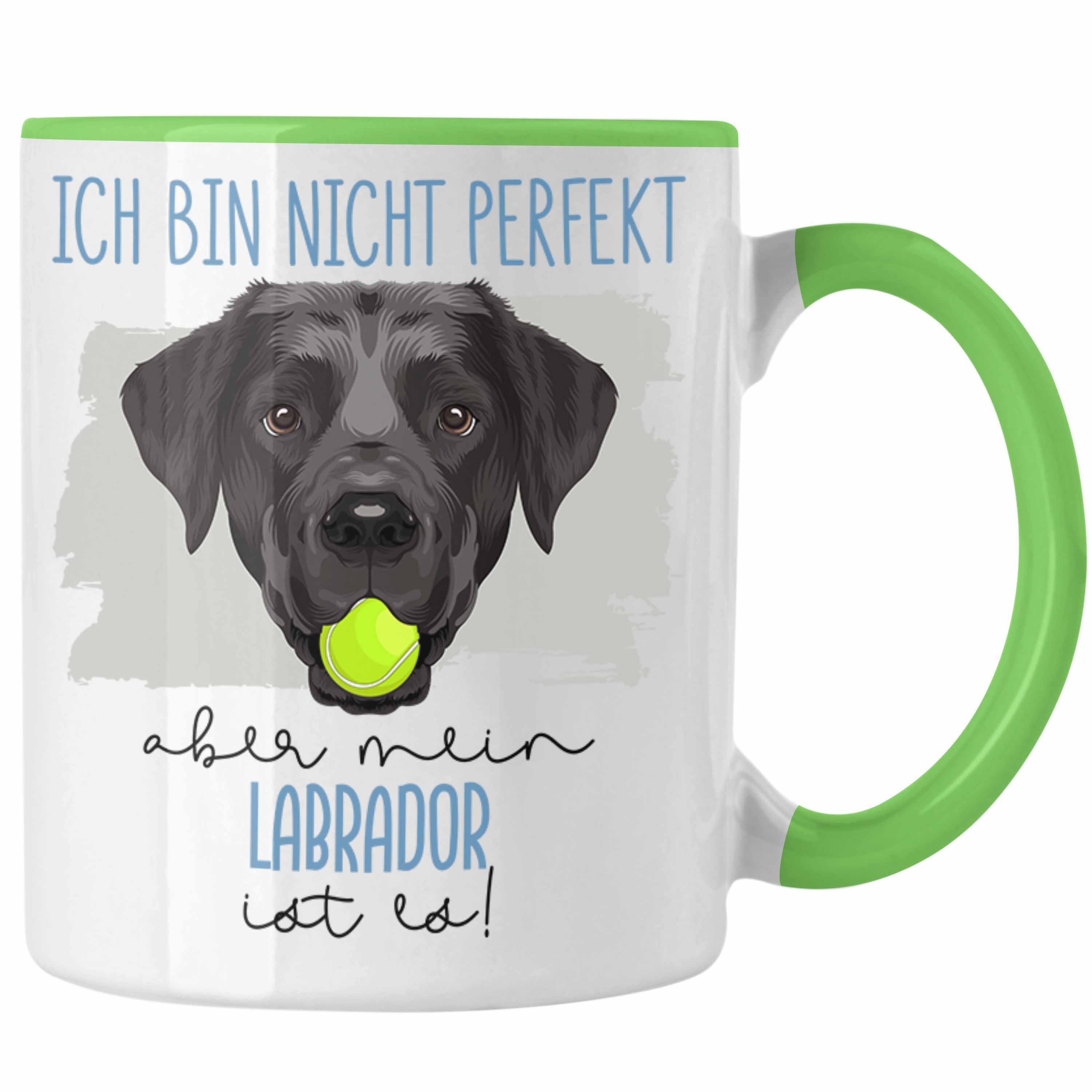 Trendation Tasse Spruch Lustiger Geschenk Besitzer Labrador Besitzer Tasse Grün Geschenkidee