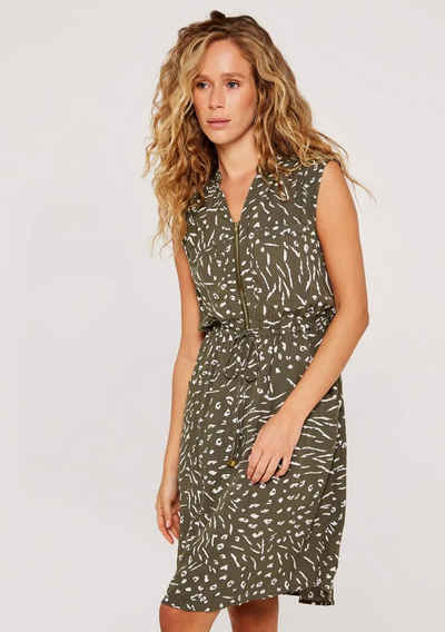 Apricot Druckkleid »Zebra & Leopard Abstract Zip Dress« (1-tlg) mit Animalpring